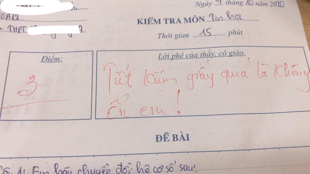 Thầy giáo cho đề kiểm tra cực khó, học trò khóc ròng nhưng lại cười ngay vì loạt lời phê cưng xỉu - Ảnh 5.