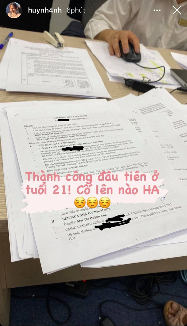 Bạn gái Quang Hải bất ngờ khoe mua nhà ở tuổi 21: Thành công đầu tiên, cố lên nào Huỳnh Anh - Ảnh 1.