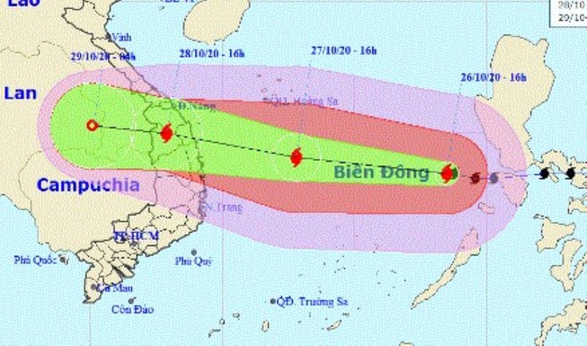 Sức mạnh của bão số 9 có thể bốc một con thuyền lớn từ dưới biển lên đường - Ảnh 1. Sức mạnh của bão số 9 có thể bốc một con thuyền lớn từ dưới biển lên đường - Ảnh 1.