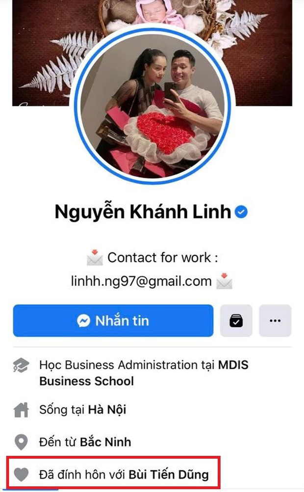 Scandal single mom lắng xuống, Khánh Linh để lại trạng thái đã đính hôn với Bùi Tiến Dũng, lời nhắn nhủ của mẹ ruột gây chú ý - Ảnh 1.