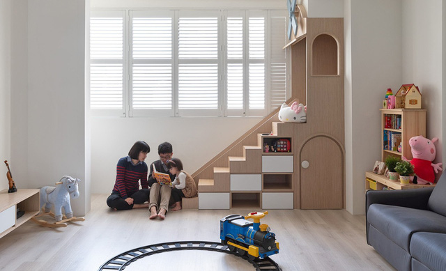 Ngôi nhà 30m² được cải tạo thành không gian hạnh phúc cho vợ chồng trẻ và con gái thỏa sức vui chơi - Ảnh 4.