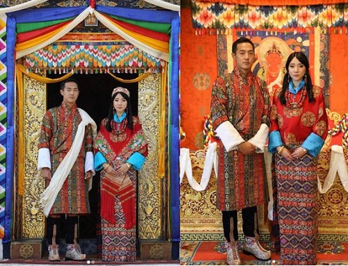 Nàng công chúa “vạn người mê” của Bhutan bất ngờ lên xe hoa, nhan sắc cô dâu, chú rể gây chú ý - Ảnh 1.