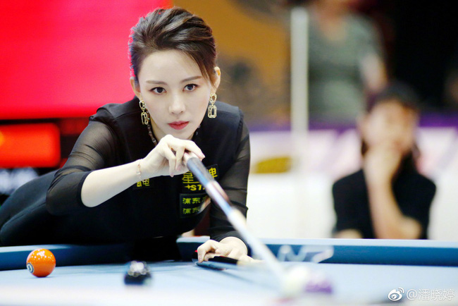 Ngắm nhan sắc kiêu sa của nữ hoàng billiards Trung Quốc - Ảnh 4.