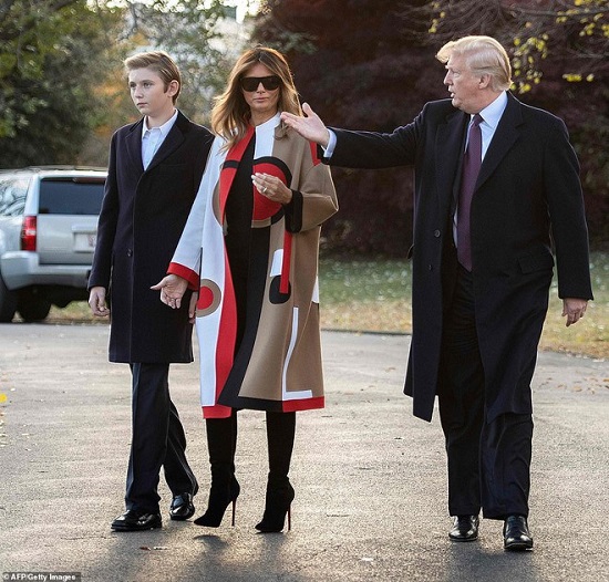 Hoàng tử Nhà Trắng Barron Trump và loạt khoảnh khắc gây bão cộng đồng mạng - Ảnh 6.