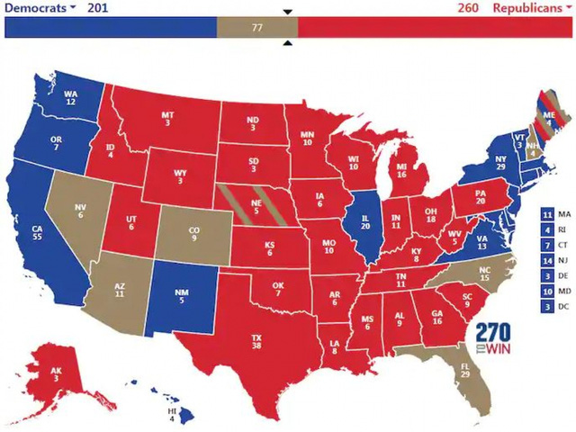 Bầu cử Mỹ 2020: 3 kịch bản ông Trump giành chiến thắng phiếu đại cử tri - Ảnh 3.