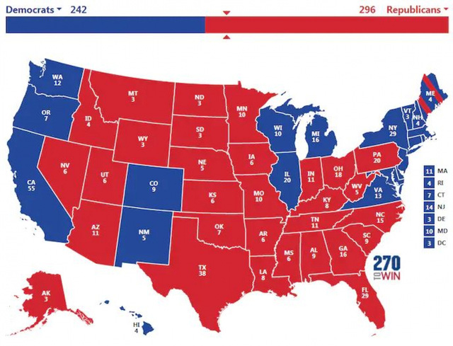 Bầu cử Mỹ 2020: 3 kịch bản ông Trump giành chiến thắng phiếu đại cử tri - Ảnh 5.