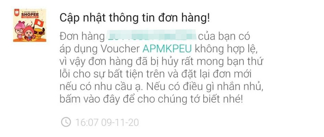 Bị huỷ đơn vì dùng mã giảm giá, người dùng uất ức đánh giá Shopee 1* trên chợ ứng dụng - Ảnh 2.