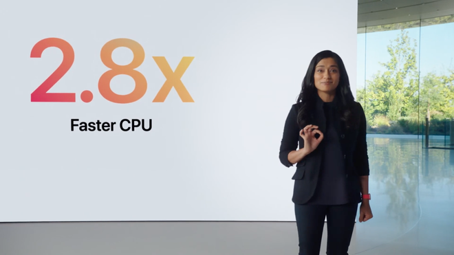 Apple ra mắt MacBook Pro 13 với chip M1: Nhanh hơn 3 lần laptop Windows cùng phân khúc, thời lượng pin lên tới 20 tiếng, giá không đổi - Ảnh 3. Apple ra mắt MacBook Pro 13 với chip M1: Nhanh hơn 3 lần laptop Windows cùng phân khúc, thời lượng pin lên tới 20 tiếng, giá không đổi - Ảnh 3.