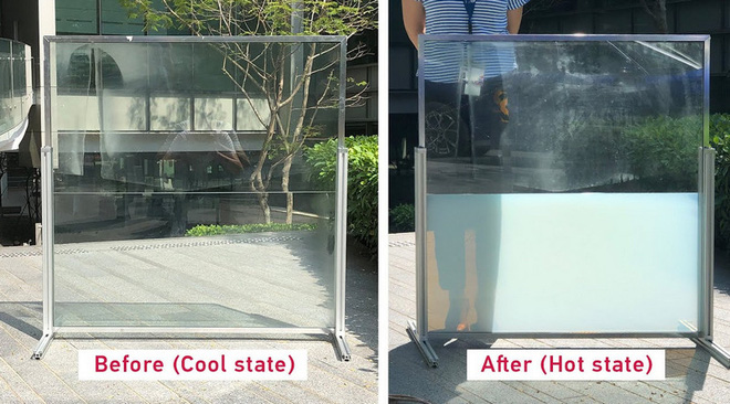 Thử nghiệm loại kính cửa sổ bằng chất lỏng mới giúp giảm nhiệt độ các tòa nhà và tiết kiệm điện năng - Ảnh 2.