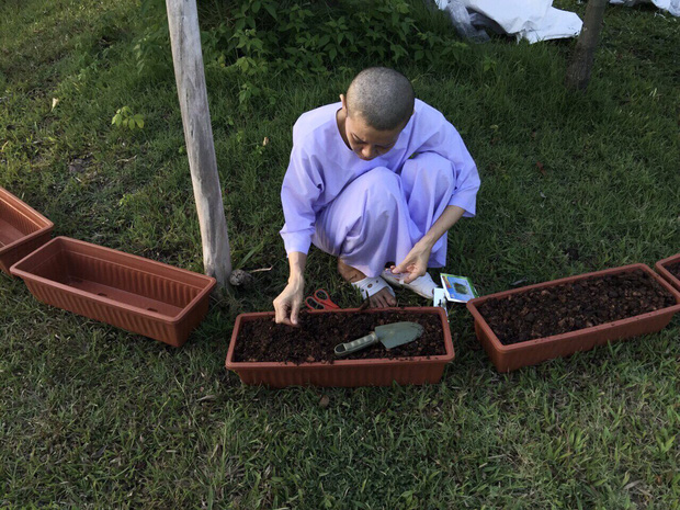 Trong khi Hoàng quý phi được phục vị, hình ảnh vợ cũ của Vua Thái Lan gầy gò hốc hác, đang trồng rau trong chùa được chia sẻ gây xôn xao MXH - Ảnh 6.