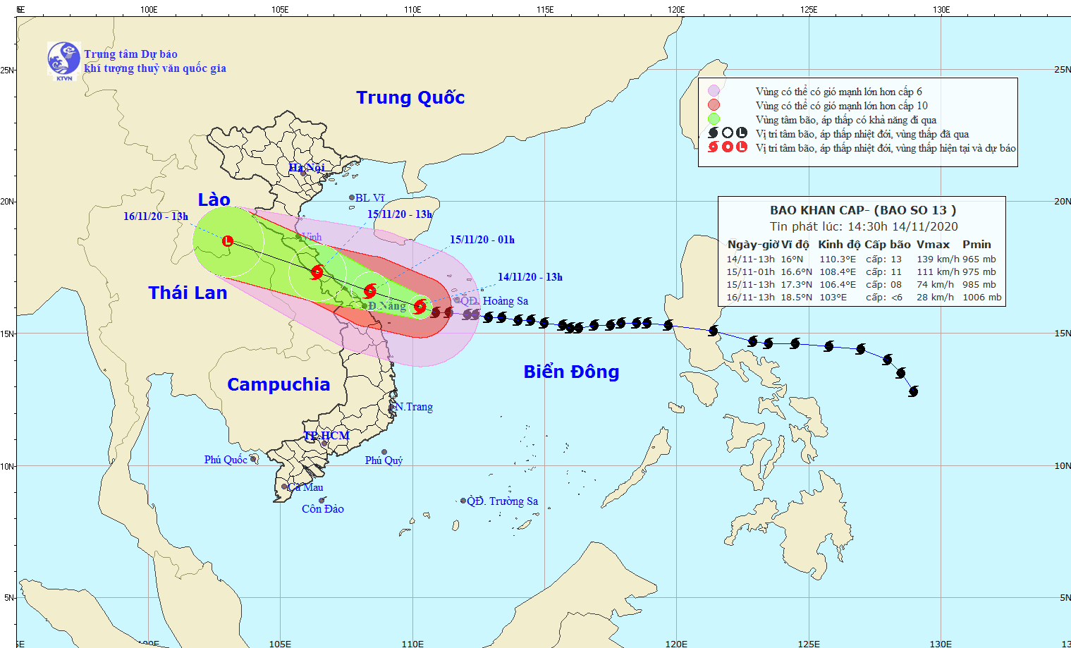 Chuyên gia lý giải vì sao bão số 13 tăng 2 cấp lên mức cuồng phong và suy yếu khi vào bờ - Ảnh 1.