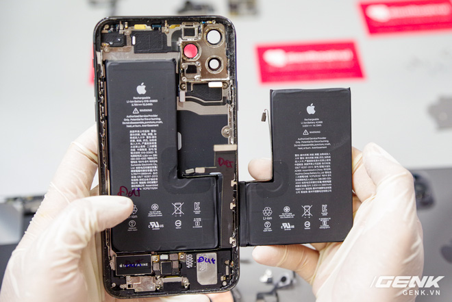 Mổ bụng iPhone 12 Pro Max tại Việt Nam: pin chữ L dung lượng 3.687mAh, camera sau vừa to vừa dài - Ảnh 25.