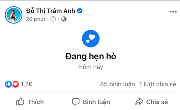 Trâm Anh thông báo đang hẹn hò rồi vội ẩn đi, dân tình đặt gạch hóng xem người ấy là ai? - Ảnh 1.