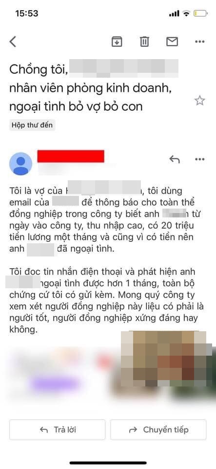 Phát hiện chồng ngoại tình, vợ gửi mail tố cáo cho toàn công ty và cái kết ê chề - Ảnh 2.