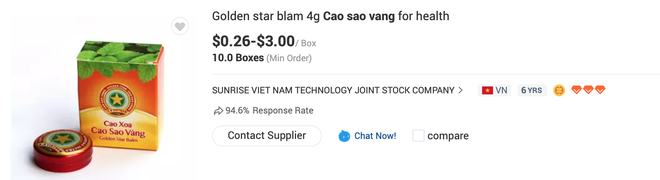 Cao Sao Vàng huyền thoại của Việt Nam giờ thành hàng hot trên các sàn mua bán thế giới, giá lên tới cả triệu đồng mỗi hộp - Ảnh 4.