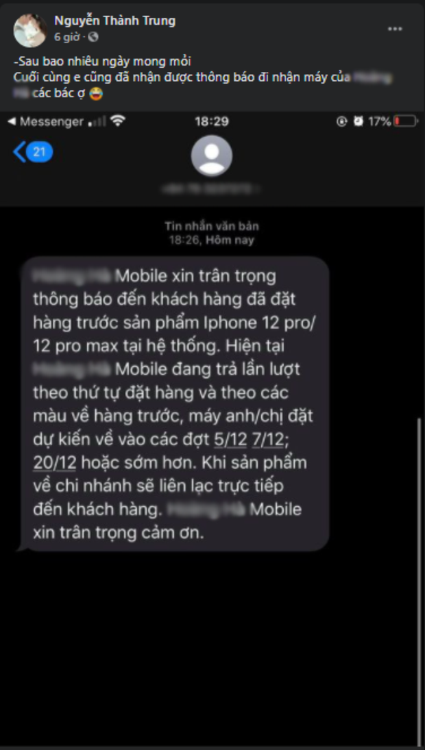 iPhone 12 chính hãng cháy hàng, một đại lý nổi tiếng dính lùm xùm vì nhận cọc sớm nhưng chưa có hàng trả khách? - Ảnh 6.