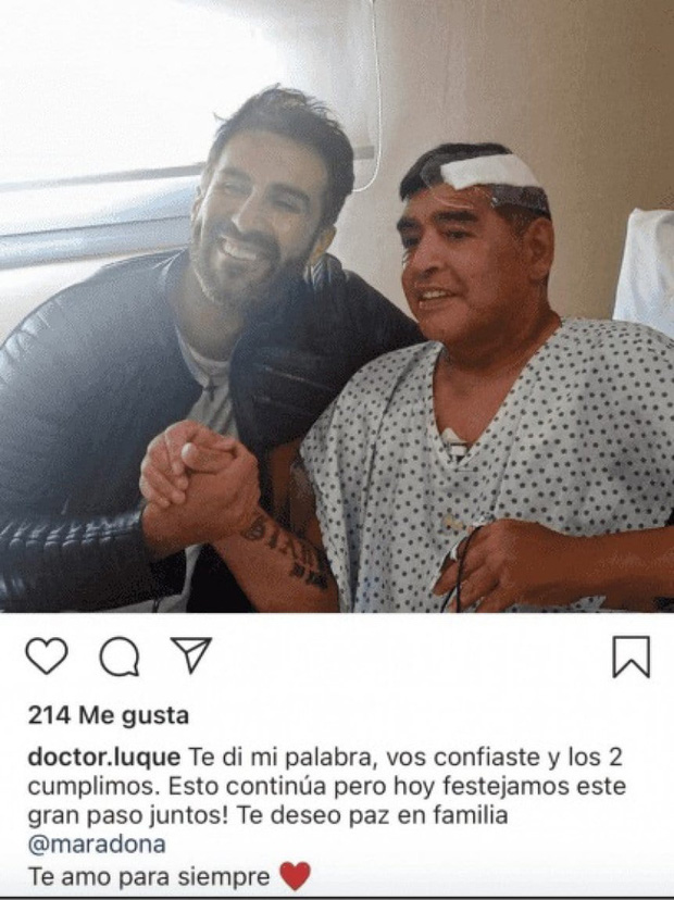 Tình tiết mới: Maradona tranh cãi và xô xát với bác sĩ trước khi qua đời vài ngày - Ảnh 1.