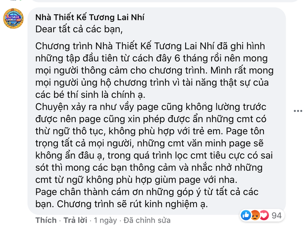 Thêm 1 chương trình bị antifan Hương Giang tràn vào tấn công, ekip phải lên tiếng giải thích và xin thông cảm - Ảnh 2.