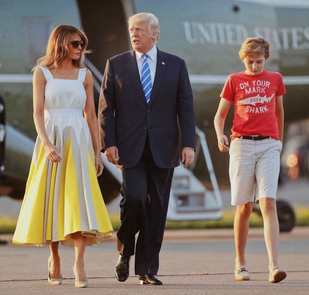 Nhìn lại những hình ảnh đẹp nhất suốt 4 năm qua của Hoàng tử Nhà Trắng Barron Trump trước giây phút Mỹ tuyên bố Tổng thống thứ 46 - Ảnh 11.