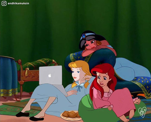 Bộ ảnh các nhân vật Disney thời 4.0 gây sốt mạng xã hội - Ảnh 7.