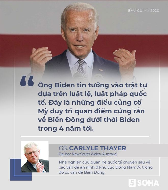 [Bàn tròn chuyên gia] GS Thayer: Mỹ sẽ không thay đổi bác bỏ yêu sách trái phép của Trung Quốc ở Biển Đông nếu ông Biden làm Tổng thống - Ảnh 3.