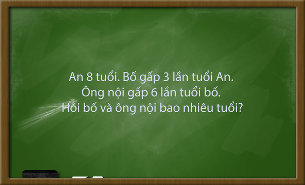 Bài toán tiểu học ra đáp án ông nội sinh ra bố lúc 120 tuổi, đọc thấy vô lý không chịu được! - Ảnh 1.