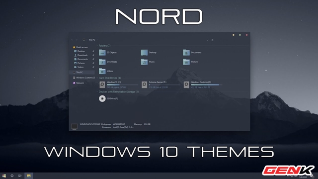 Hướng dẫn cài Nord Windows 10 Theme, giao diện nền tối siêu chất - Ảnh 1.