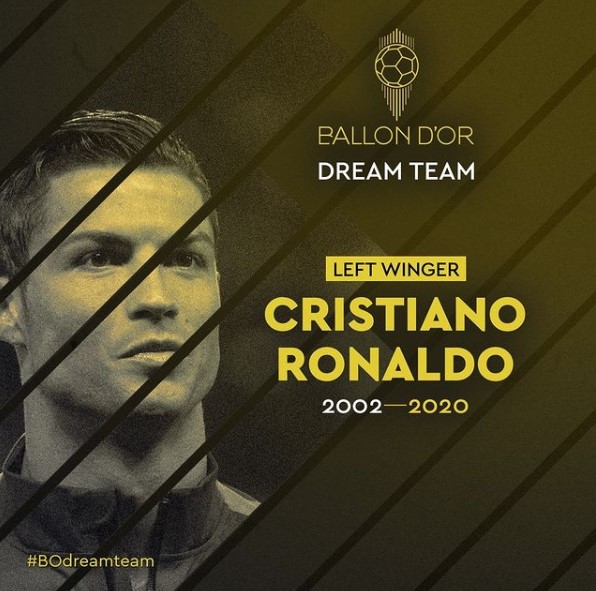Lọt vào đội hình trong mơ mọi thời đại, Ronaldo được Real Madrid tôn vinh - Ảnh 1.