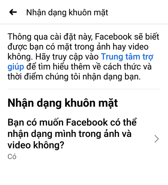 Hướng dẫn cách tắt tính năng nhận diện khuôn mặt trên Facebook - Ảnh 4.