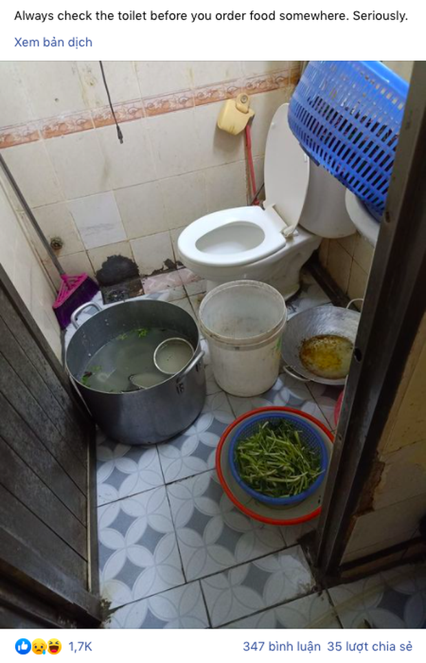 Bước vào toilet quán ăn, anh Tây “sốc nặng” khi chứng kiến cảnh tượng trước mặt, dân mạng Việt vào bình luận: Hãy quen với điều đó đi! - Ảnh 1.