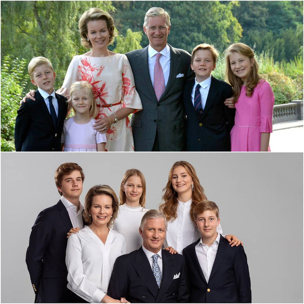 Công chúa xinh đẹp nhất hoàng gia Bỉ tung ảnh gia đình ngày ấy - bây giờ khiến nhiều người phải thốt lên kinh ngạc vì quá hoàn mỹ - Ảnh 1.