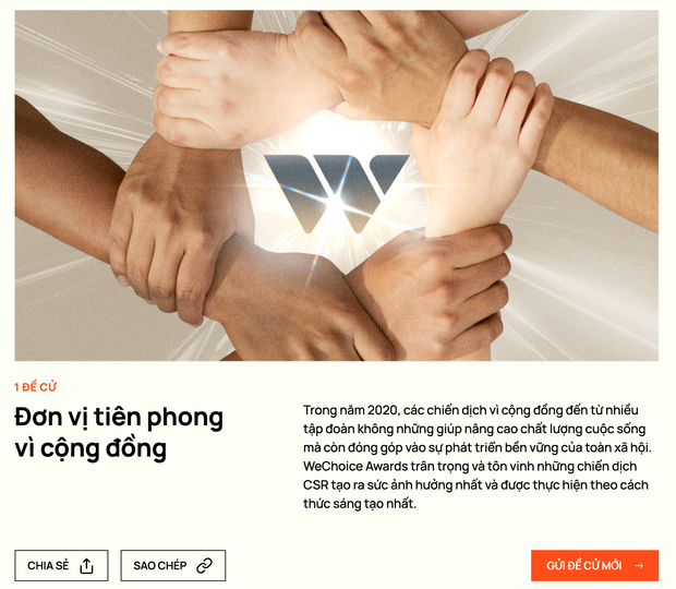 WeChoice Awards 2020 chính thức bước vào giai đoạn độc giả đề cử: Bạn đã sẵn sàng đồng hành cùng chúng tôi trên hành trình lan tỏa những niềm cảm hứng? - Ảnh 17.