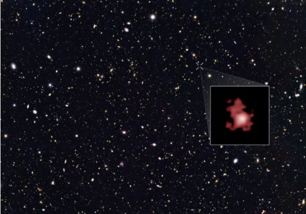 Nhìn về quá khứ 13,4 tỷ năm, các nhà khoa học tìm thấy thiên hà cổ xưa nhất trong vũ trụ - Ảnh 1.