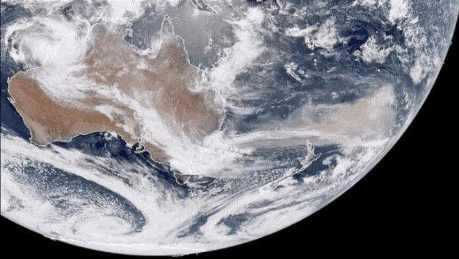 Loạt thảm họa tự nhiên 2020 qua ảnh chụp vệ tinh: Không khác nào địa ngục có thật - Ảnh 1.