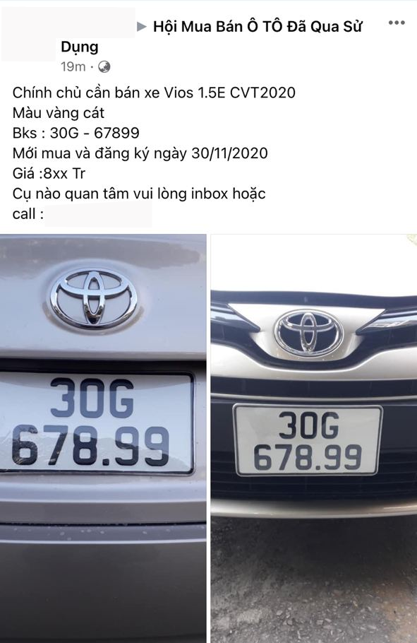 Bốc được biển san bằng tất cả, chủ Toyota Vios 2020 chào bán vội vàng với giá hơn 800 triệu đồng - Ảnh 1.