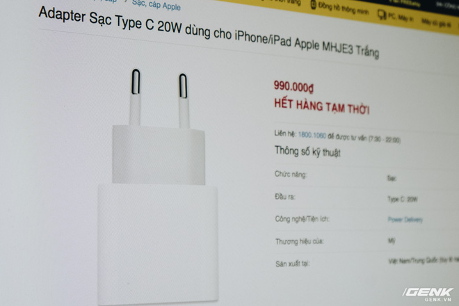 Đánh giá củ sạc Apple 20W đang cháy hàng tại Việt Nam: Giá cao nhưng chẳng có gì nổi trội - Ảnh 3.