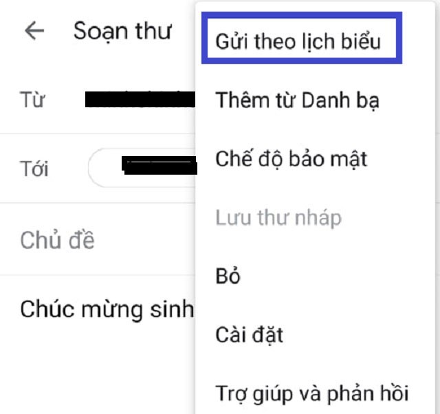 Thủ thuật hẹn giờ gửi email Gmail tự động trên smartphone, tablet - Ảnh 3.