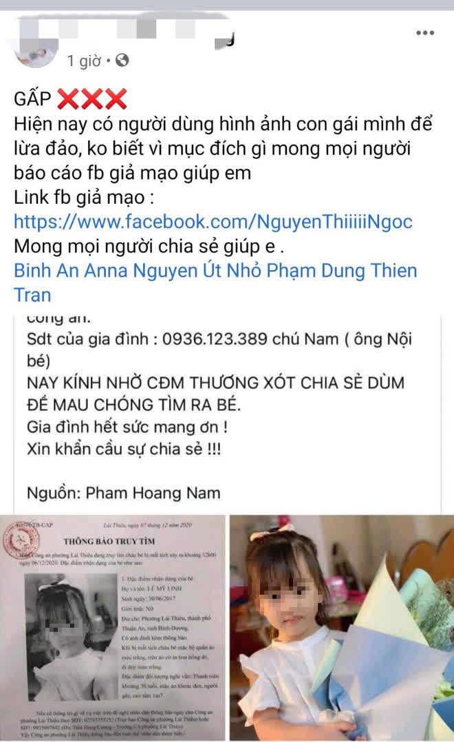 Tìm đối tượng tung văn bản giả mạo thông báo vụ bé gái bị bắt cóc ở Bình Dương - Ảnh 2.