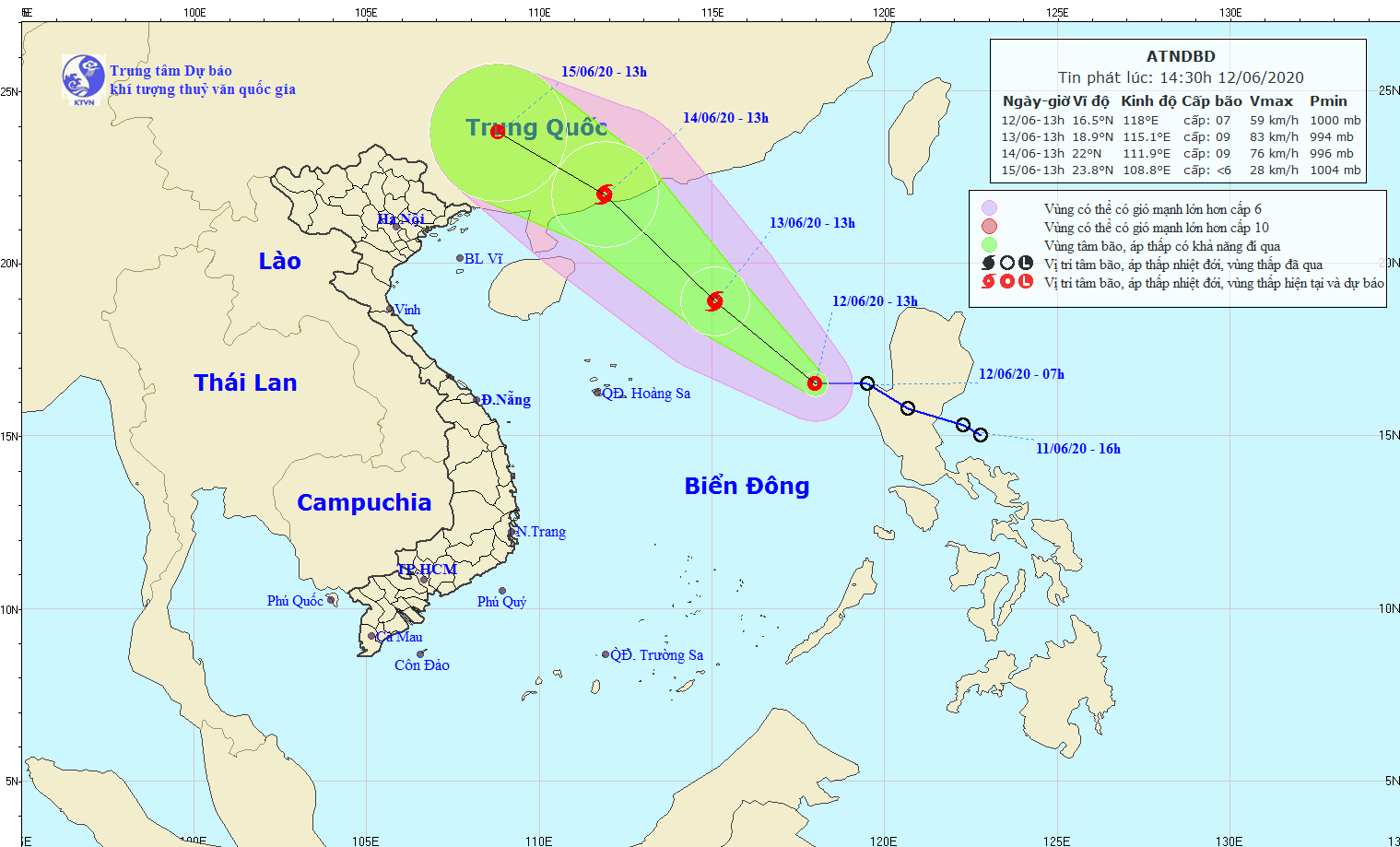 Cơn bão đầu tiên sắp vào biển Đông, chuyên gia dự báo mùa bão 2020: Nhiều yếu tố bất lợi - Ảnh 1.