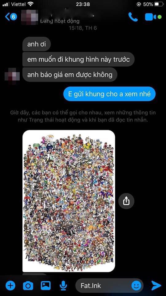 Nhắn tin cho thợ xăm, thanh niên chẳng những không được tiếp đón mà còn bị mắng ngược vì 1 lý do - Ảnh 1.