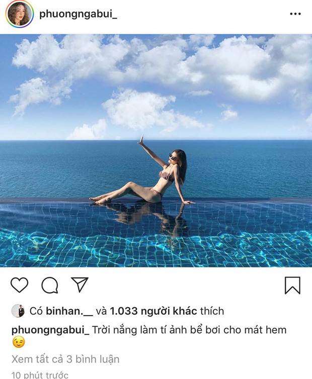 Lâu rồi mới thấy Phương Nga chịu diện bikini khoe dáng, Bình An lập tức có động thái ngọt ngào thế này đây! - Ảnh 1.