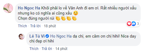 Tú Vi vừa trải lòng về tin đồn ly hôn Văn Anh, Hồ Ngọc Hà để lại bình luận gây chú ý - Ảnh 2.