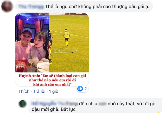 Netizen thất vọng và bất lực với Huỳnh Anh vì phát ngôn sẽ không bỏ Quang Hải sau tất cả scandal tình ái - Ảnh 2.