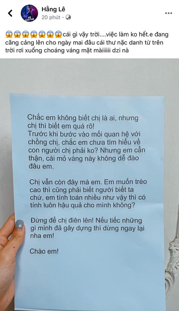 Đang yên đang lành, bỗng dưng Minh Hằng bị gửi thư tố giật chồng và đào mỏ, chuyện gì đây? - Ảnh 2.