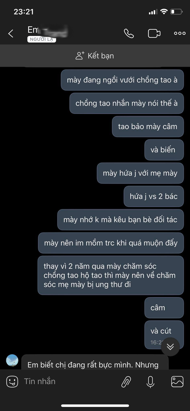 Diễn biến tiếp theo vụ anh rể tòm tem em họ của vợ: Kẻ thứ 3 van xin gỡ bài nhưng cô vợ tuyên bố đưa bố mẹ xuống rồi nói chuyện - Ảnh 4.