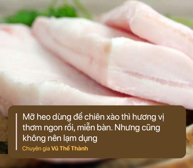 Chuyên gia Vũ Thế Thành: Bốc mỡ heo lên tới hàng top ten thực phẩm bổ dưỡng thì, xin lỗi, tôi không dám! - Ảnh 2.