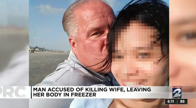 Chồng Mỹ sát hại vợ gốc Việt, giấu thi thể trong tủ đông và lời dặn dò báo trước điềm chẳng lành của nạn nhân - Ảnh 1.