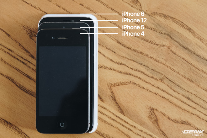 So sánh iPhone 12 5.4 inch với iPhone 4, iPhone 5 và iPhone 6: Chiếc iPhone nhỏ gọn đáng để chờ đợi - Ảnh 4.