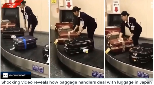 Làm ăn có tâm như nhân viên sân bay Nhật Bản, cẩn thận lau từng vali trên băng chuyền khiến ai nấy ngả mũ thán phục - Ảnh 2.