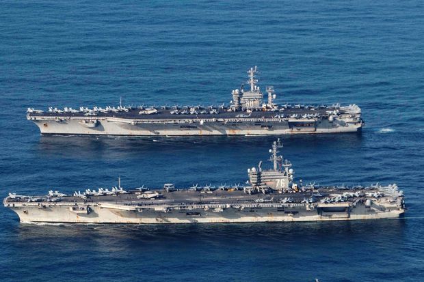 Mỹ ‘đáp trả’ cuộc tập trận 5 ngày của Trung Quốc ở Biển Đông - Ảnh 1.